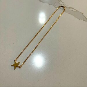Vintage 12kt. Gold filled Star necklace 15” long by Marvel